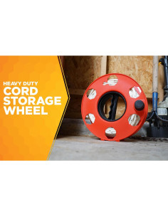 Rueda de Almacenamiento de Cables Woods E-102 38,1 m 2