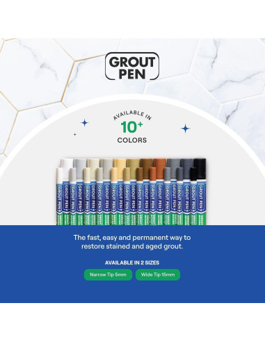 Marcador de Lechada Blanca Rainbow 5mm Impermeable 7mL