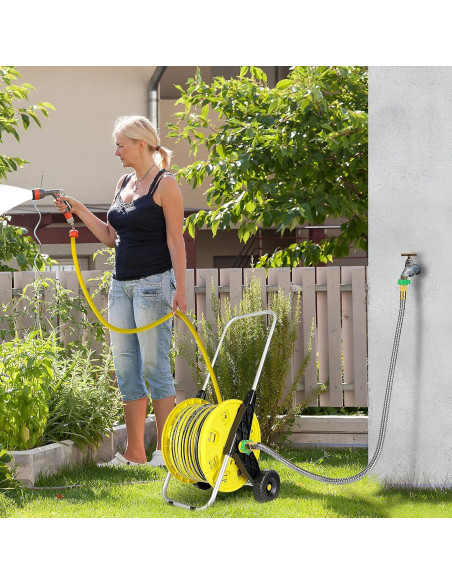 Manguera de Jardín Beeplove 91 cm Acero Inoxidable Flexible