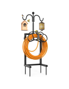 Soporte de Manguera de Jardín Qatsrin con Ganchos 3,75 kg