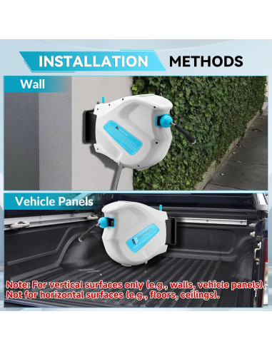 Carrete de Manguera de Lavadora a Presión Ridge Washer 19,81m