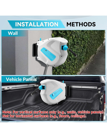 Carrete de Manguera de Lavadora a Presión Ridge Washer 19,81m