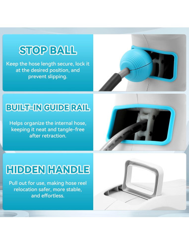 Carrete de Manguera de Lavadora a Presión Ridge Washer 19,81m