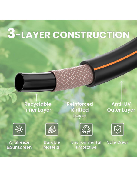 Manguera de Jardín Giraffe Tools 3,05m 5/8" Flexible