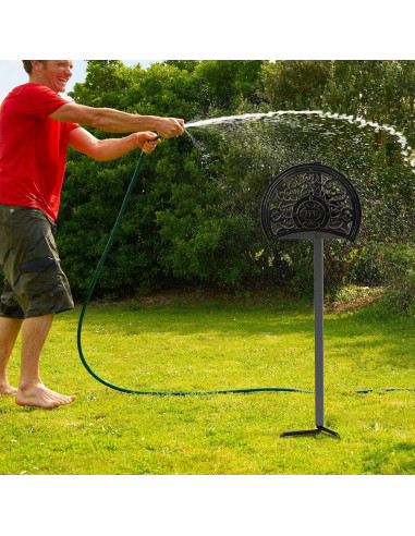 Soporte para Manguera de Jardín GOFORWILD 125 Pies Aluminio