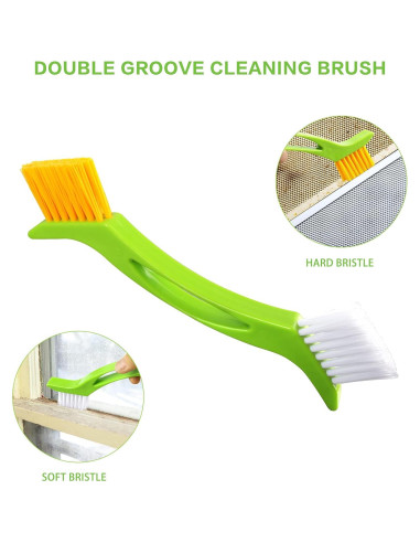 Paquete de 8 Cepillos Limpiadores de Juntas LeeLoon - Ergonomía y Versatilidad