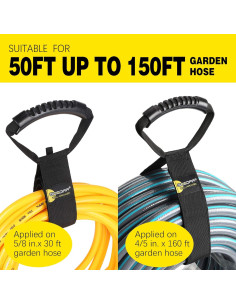 Soporte para Mangueras de Jardín GEEDAR 2 Paquetes 71 cm 2