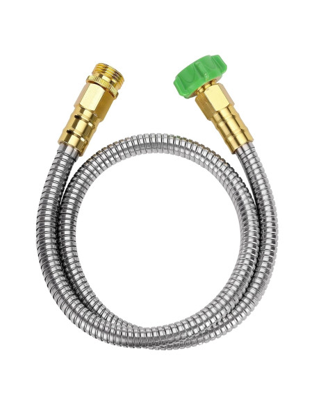 Manguera de Jardín Corta UNCO 91 cm Acero Inoxidable Flexible