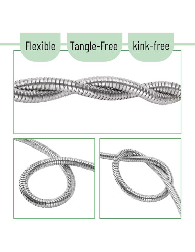 Manguera de Jardín Corta UNCO 91 cm Acero Inoxidable Flexible