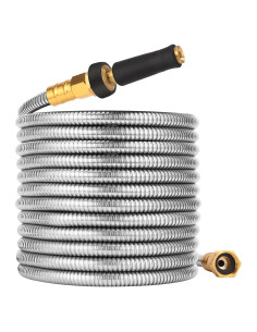 Manguera de Jardín Expandible Rosy Earth 30,48 m Acero Inoxidable