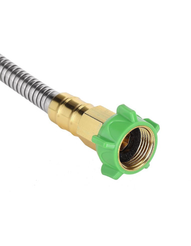 Manguera de Jardín Corta UNCO 91 cm Acero Inoxidable Flexible