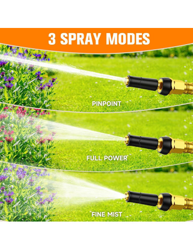 Manguera de Jardín Expandible Rosy Earth 30,48 m Acero Inoxidable