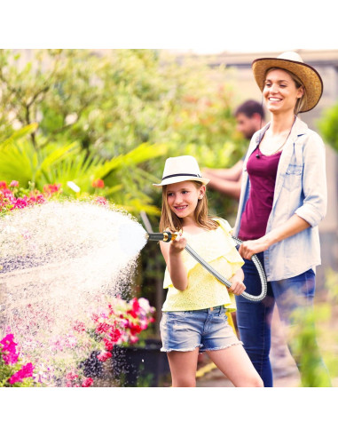 Manguera de Jardín Expandible Rosy Earth 30,48 m Acero Inoxidable