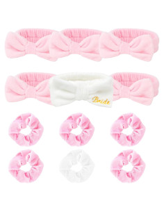 Conjunto de Diademas de Spa y Scrunchies CIEHER - 12 Pcs