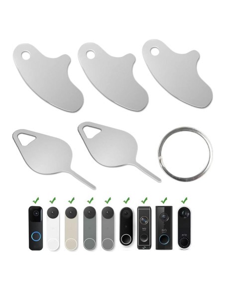 5 Llaves de Seguridad para Timbre VVHOOY - Acero Inoxidable