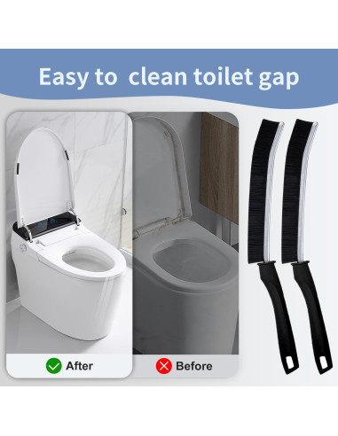 5 Cepillos de Limpieza de Ranuras YOWJOG - Cerdas Duras