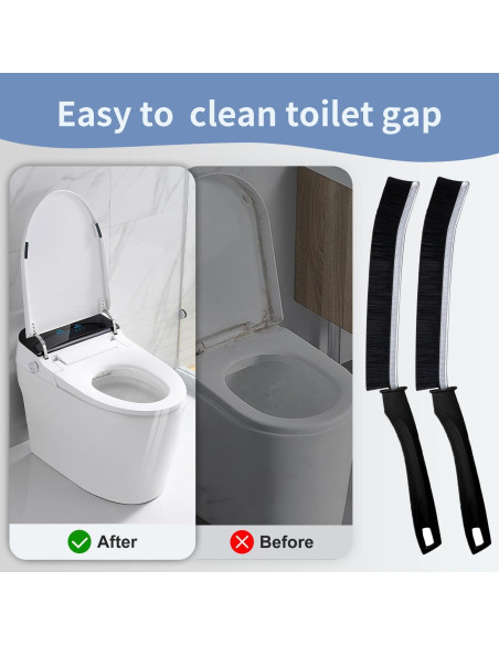 5 Cepillos de Limpieza de Ranuras YOWJOG - Cerdas Duras