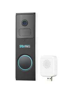 Timbre de Video Inalámbrico Sovmiku D2A 2K IP65