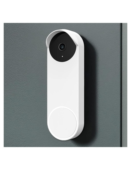Funda de silicona para timbre Google Nest Hello 2 gen blanca