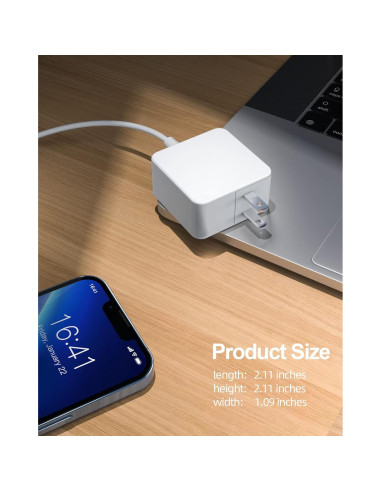 Cargador 30W Pwept para Google Nest Audio Adaptador