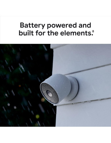 Cámara Nest Google 2 Gen Batería Exterior/Interior 720p