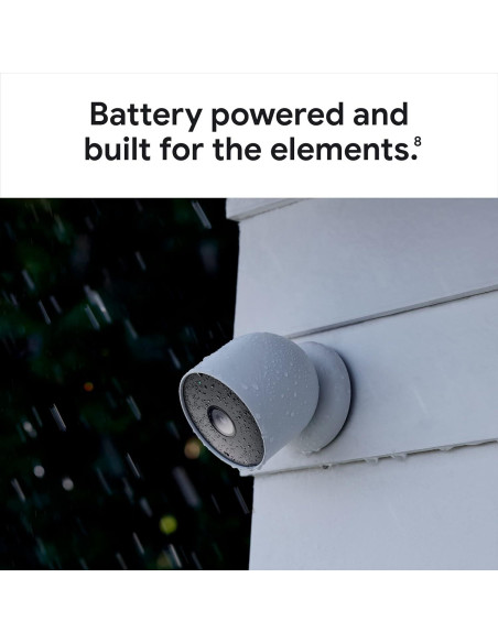 Cámara Nest Google 2 Gen Batería Exterior/Interior 720p