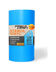 Vinilo para Plantillas Frisco Craft 30 pies Azul Removible