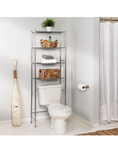Estante de Almacenamiento sobre Inodoro Honey-Can-Do 4 Niveles 2