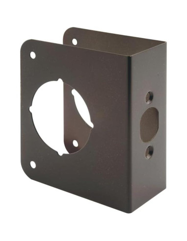 Placa Refuerzo Cerradura Prime-Line U 10745 Bronce 4,5 cm