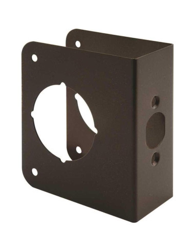 Placa Refuerzo Cerradura Prime-Line U 10745 Bronce 4,5 cm