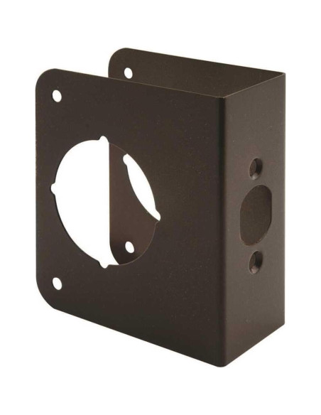 Placa Refuerzo Cerradura Prime-Line U 10745 Bronce 4,5 cm