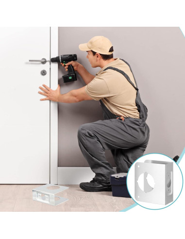 Juego de Placas de Refuerzo para Puertas Ferraycle 4 Pcs