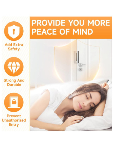 Cerradura de Refuerzo Eixleoi para Puerta Frontal 2 Pack