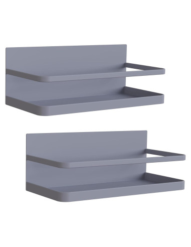 Organizador de Especias Magnético Hoopoton Gris 1 Estante