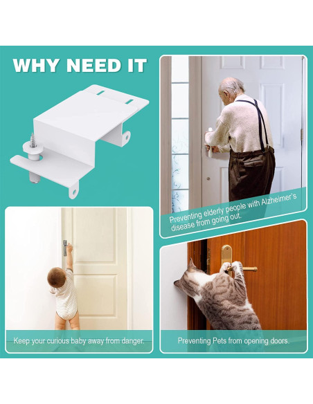 Cerradura Superior BILLROAD para Puertas de Seguridad Infantil