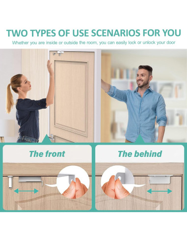 Cerradura Superior BILLROAD para Puertas de Seguridad Infantil