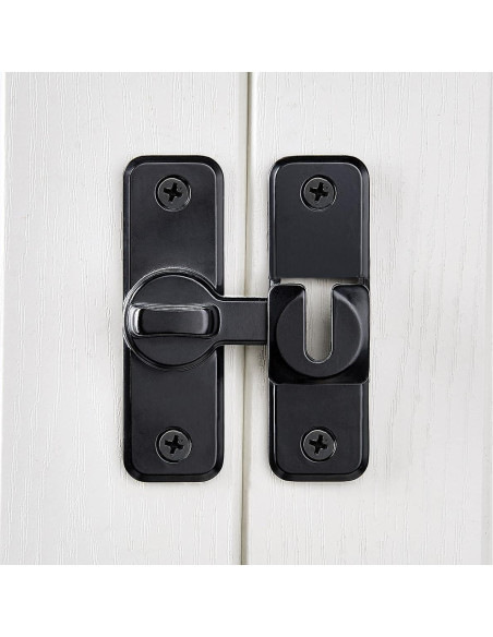 Cerradura de Pestillo de Seguridad INIRET Negra 113g