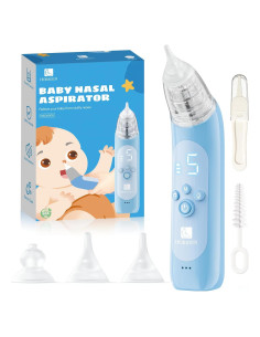 Aspirador Nasal Eléctrico HORIGEN para Bebé 5 Niveles USB-C
