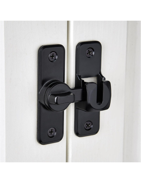 Cerradura de Pestillo de Seguridad INIRET Negra 113g