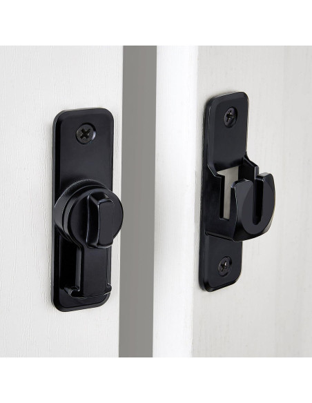 Cerradura de Pestillo de Seguridad INIRET Negra 113g