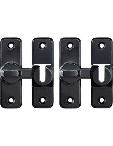 Cerradura de Pestillo de Seguridad INIRET Negra 113g