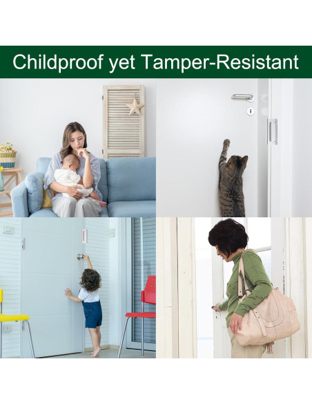 Cerradura de Seguridad uxcell 4 Pack Refuerzo Puerta 7,62 cm