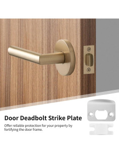 12 Placas de Golpe Acero Inoxidable OMISTAR para Puertas 2