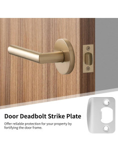 12 Placas de Golpe de Acero Inoxidable OMISTAR para Puertas 2