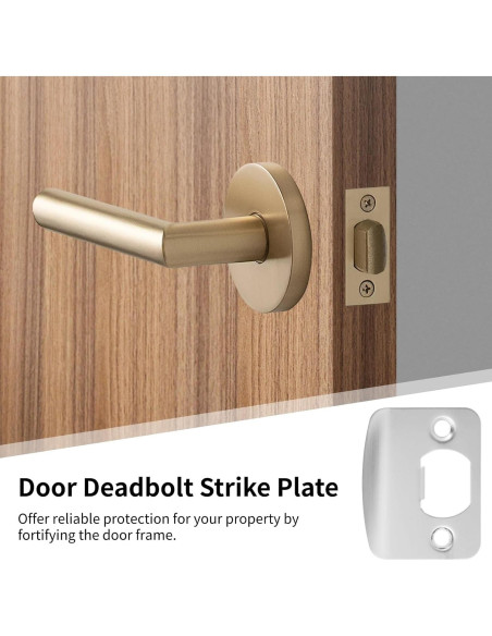 12 Placas de Golpe de Acero Inoxidable OMISTAR para Puertas