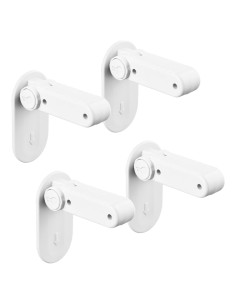 Cerradura de Palanca a Prueba de Niños 4 Unidades Blanco