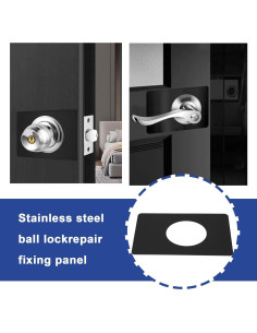 Placas de Reparación de Cerradura SING F LTD 8 Piezas 13x9cm 2