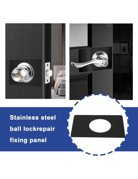 Placas de Reparación de Cerradura SING F LTD 8 Piezas 13x9cm