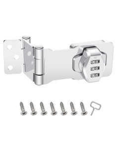 Cerradura de Combinación KIBBEH Acero Inoxidable 304 Blanco