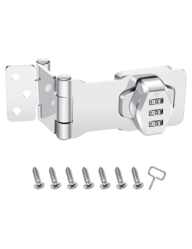 Cerradura de Combinación KIBBEH Acero Inoxidable 304 Blanco